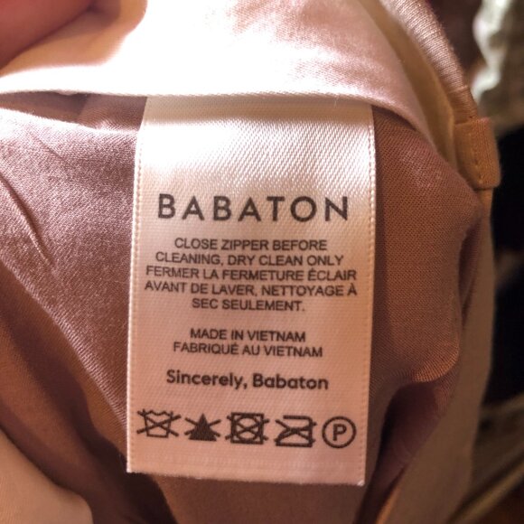 Aritzia Babaton Agency Linen Pant in Kasha Taupe Size 10 EUC - Picture 5 of 15